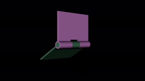 3D Animated Hinge and Knee Joint Articulation