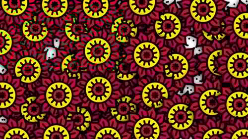 Chakra Shapes And Symbols Icons Loop