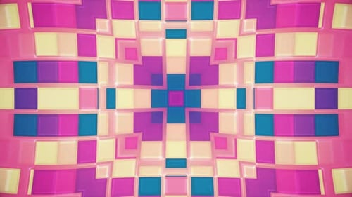 Colorful Mosaic Pattern Abstract Background