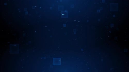 Cybernetic Information Flow Business Corporate Technology Particles Tunnel Digital Background Loop