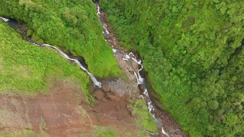 Untouched Rainforest Waterfall in Remote Costa Rica