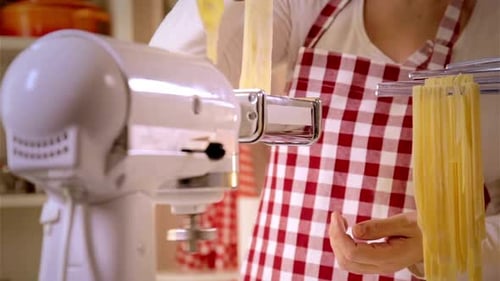 Fresh Pasta Making Process with a Stand Mixer