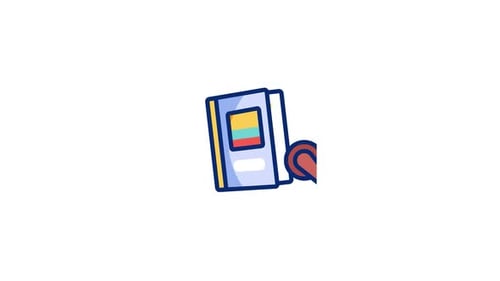 Flat Design Travel Document and Passport Animation