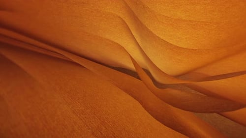 Abstract Golden Textured Fluid Waves Motion Background