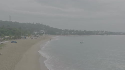 A Beautiful Sandy Beach on a Tropical Island