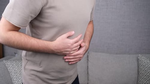 Man Stomach Ache