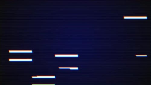 Abstract Old TV Glitch Error Video Damage Digital. Signal Noise.