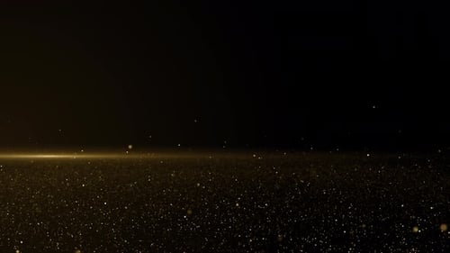 Glimmering Horizon Gold Particles