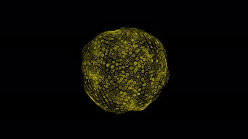 3D Liquid Fantasy Sphere | 4K