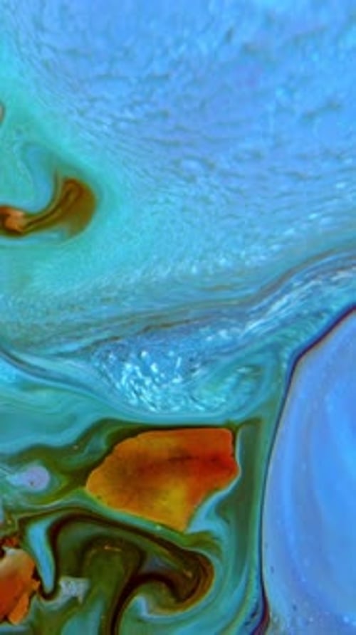 Abstract Colors Blending in Fantasy World