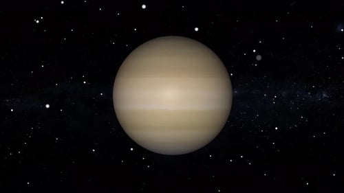 Animation des Planeten Saturn Alpha. 2295