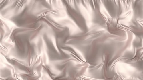 Elegant Rose Gold Silk Fabric Flowing Abstract Loop Background