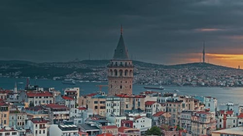 4 K Luftaufnahmen der Stadt Istanbul, Türkei