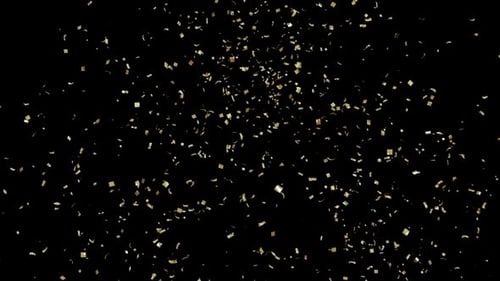 Confetti Glow Explosion on Alpha Channel