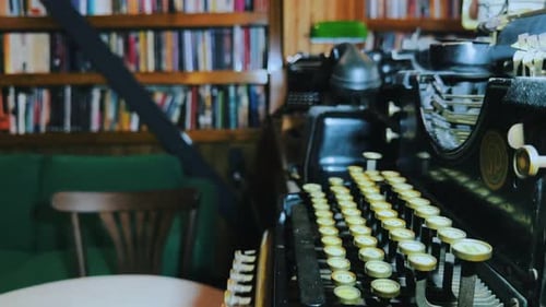 Vintage And Retro Old Technology Typewriter 6