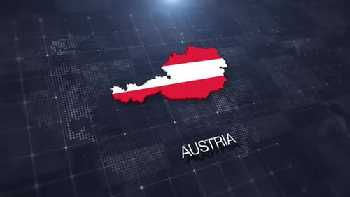 Austria Map Displaying