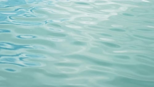 Water ripples in pool, closeup