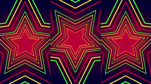 Boucle de mouvement en tunnel hypnotisante abstraite