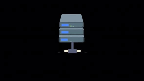 Animated Network Storage With Alpha, Elements Motion Graphics ft ...