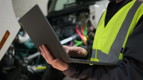 Service of the Car in the Technical Center or Warehouse Records Information About the Truck on