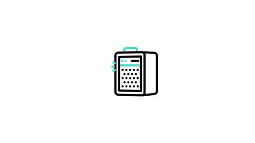 Animiertes Verstärker-Icon