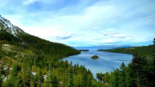 Lake Tahoe In The United States Of America
