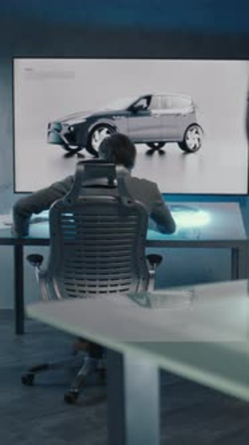 Automotive Engineers and Designers Make Cutting Edge Scultpure of Prototype Car