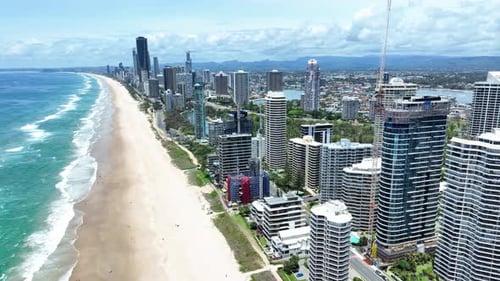 Surfers Paradise, Gold Coast, Queensland Australiens Urlaubsspielplatz, Luxushochhauswohnung,