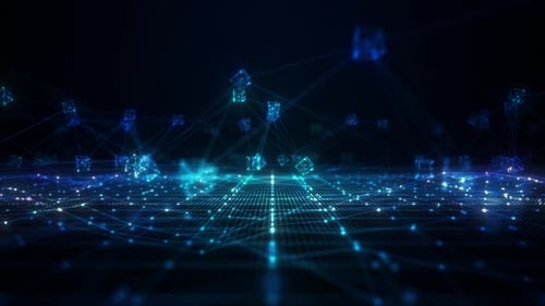 Blockchain Network Concept 01605