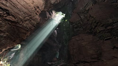 A Mesmerizing Cave Filled with Sparkling Rocks