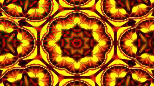 Fire Color Kaleidoscope Loop