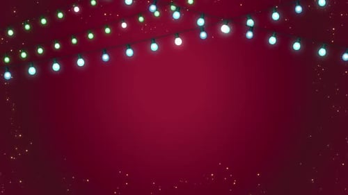 Colorful Festive Lights Holiday Celebration Background