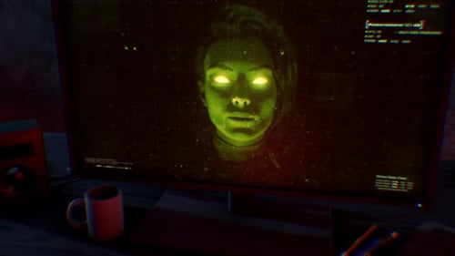 PC Screen With Artificial Intelligence