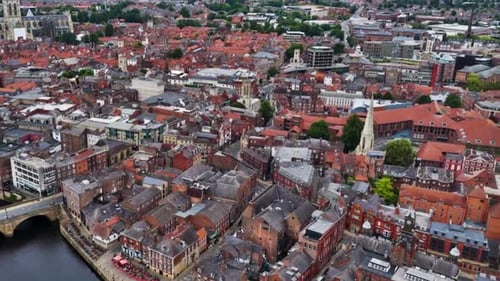Paysage urbain de York, Angleterre