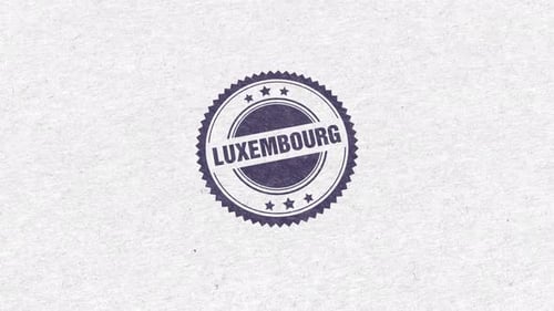 Luxembourg Golden Rubber Stamp