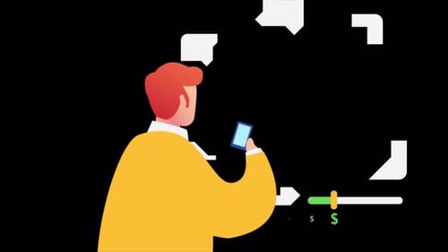 Taxi Order Explainer Alpha Channel 4K