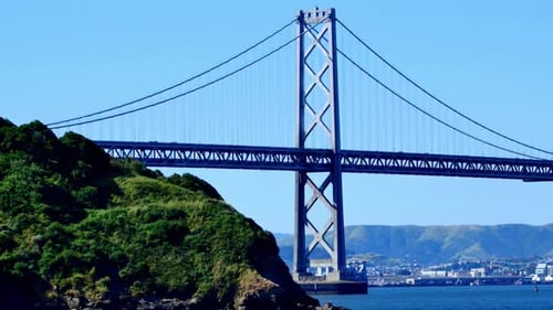Breathtaking And Beautiful View Of Bay Bridge, San Francisco
