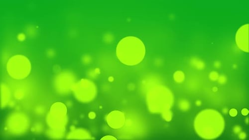 4k abstrakter grüner Partikelwellen-Bokeh-Hintergrund — Loopbar