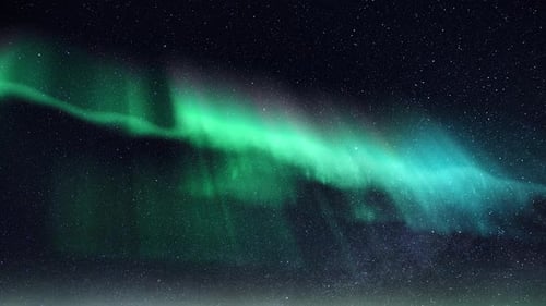 Northern Lights twirling with the solar wind