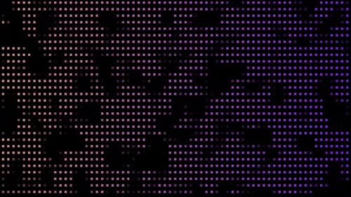 Beweglicher Hintergrund mit Halbtonpunkten, bewegte Halbtontextur, abstrakte Animation der Halbtonpunktbewegung