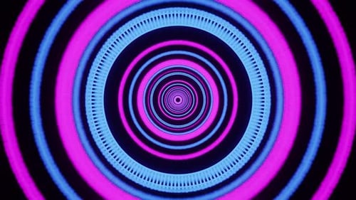 Hypnotize Blue And Purple Vj Loop Travel Background Tunnel HD