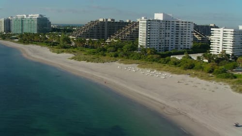 Aerial View of Miami Beach, Florida Aerial