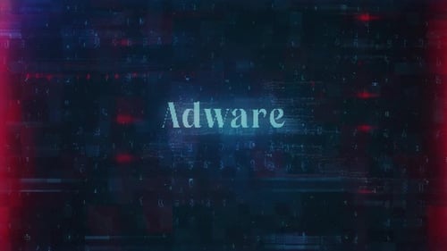 Adware Word Related To Errors And Hacking Incidents In The Context Of Cybersecurity And Technology