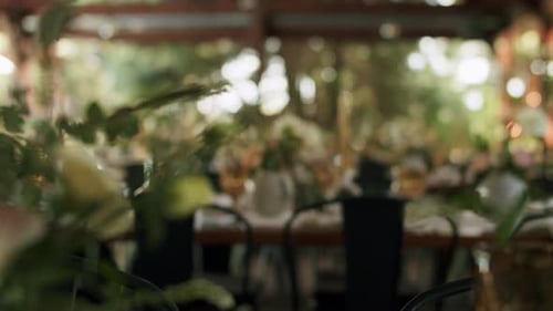 Summer garden table decoration party flower decor