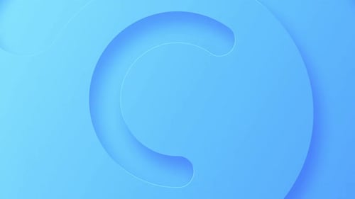 Fluid Abstract Circle Morphing Dynamic Loop Background