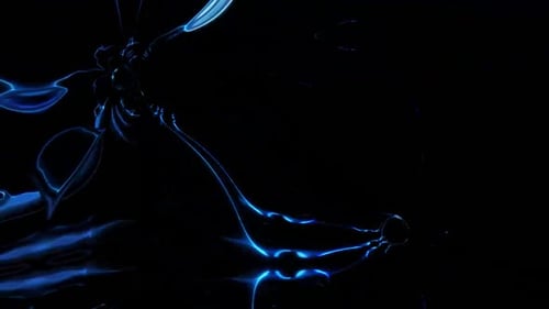 Vibrant Abstract Fluid Glowing Motion Background Element