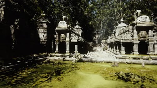 Archaeologist Captures Images of Ancient Temple Ruins Amidst Nature