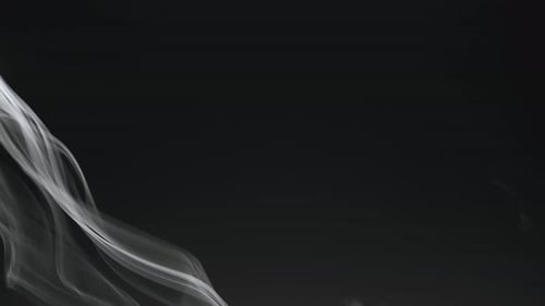 Abstract Atmospheric Mysterious Smoke Fog Mist Element. Black Smoke