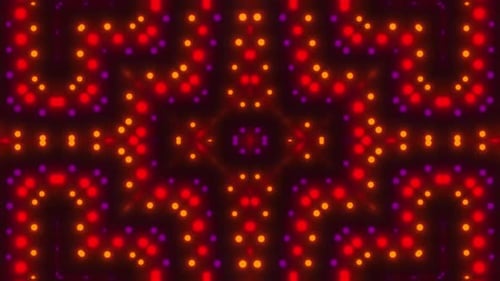Animated Geometric Light Pattern Background Loop