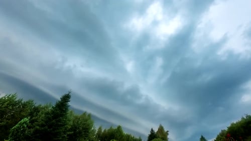 Storm Clouds and Rain Moving in.